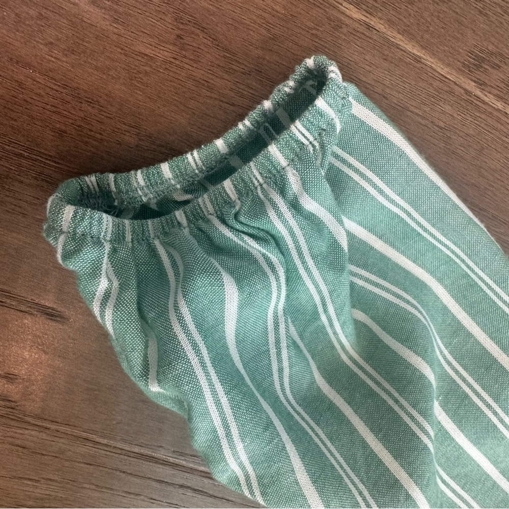 Gentle Fawn Green Striped Midi Dress - Picture 9 of 16